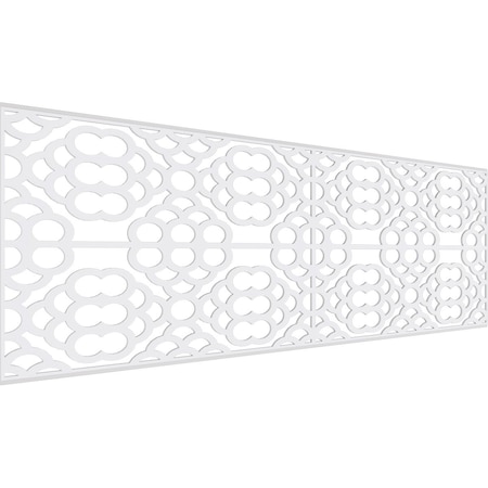 Ekena Millwork Set of Four Panels for 94 1/2"W x 32 1/4"H Harlingen Fretwork Wainscot Wall Paneling WPKP16X01X47GLN
